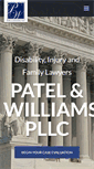 Mobile Screenshot of patelwilliams.com
